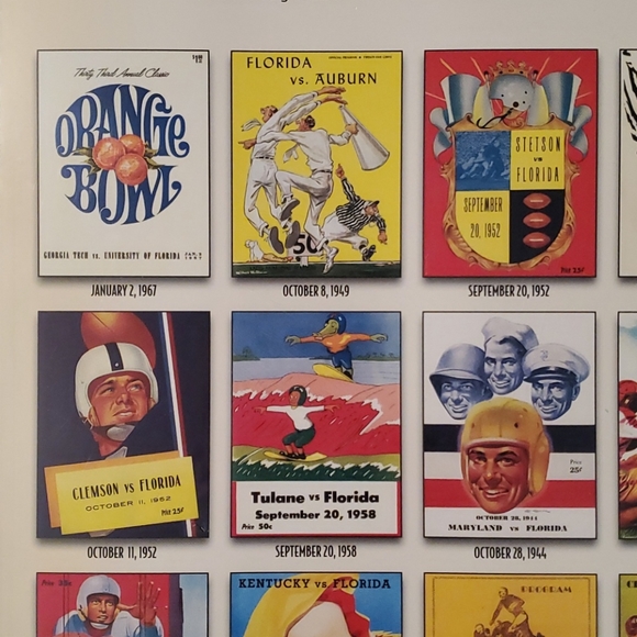 Florida Gators Vintage Programs - Picture 6 of 8